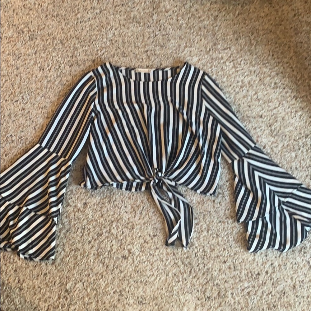 Altered state bell sleeve top